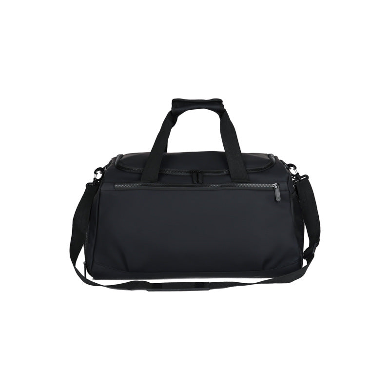 Sporty travel bag with reinforced carrying handles and multiple compartments Bowlift