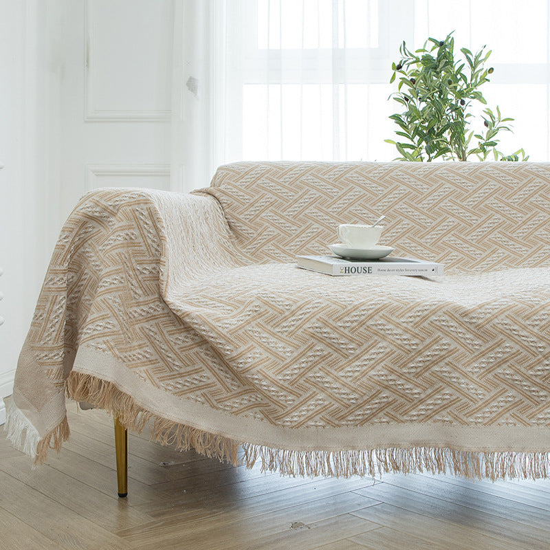 Decorative Woven Throw Blanket