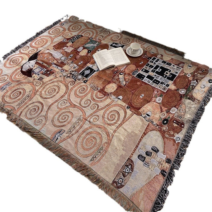 Artistic Woven Throw Blanket