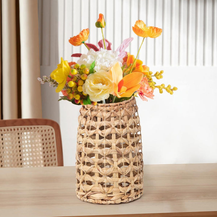 Handwoven basket with suspension device Bowlift