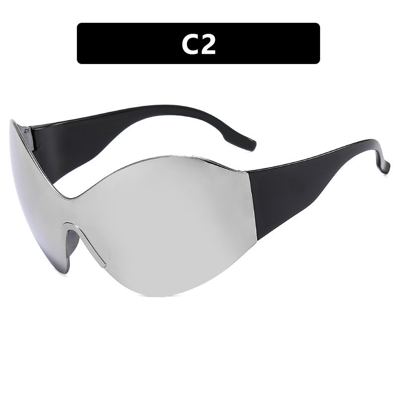Women's visor-style sunglasses with innovative protection design Bowlift