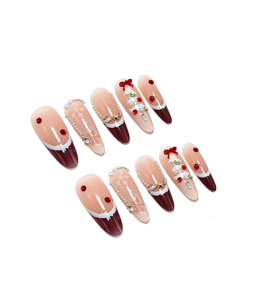 Christmas Art Nail Set Bowlift