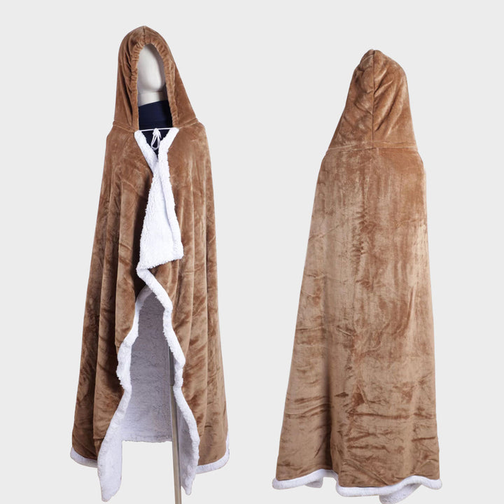 Women's Plush Blanket with Double Fleece Bowlift