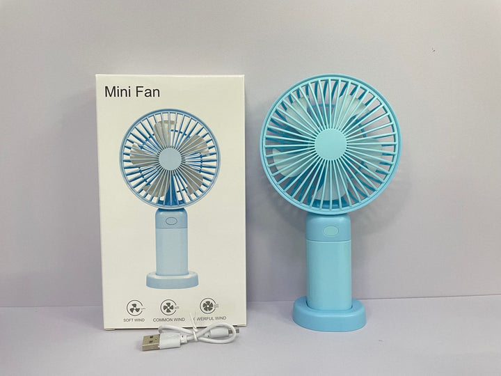 Unisex Portable Mini Fan with USB Charging Function and Multiple Speed Levels Bowlift