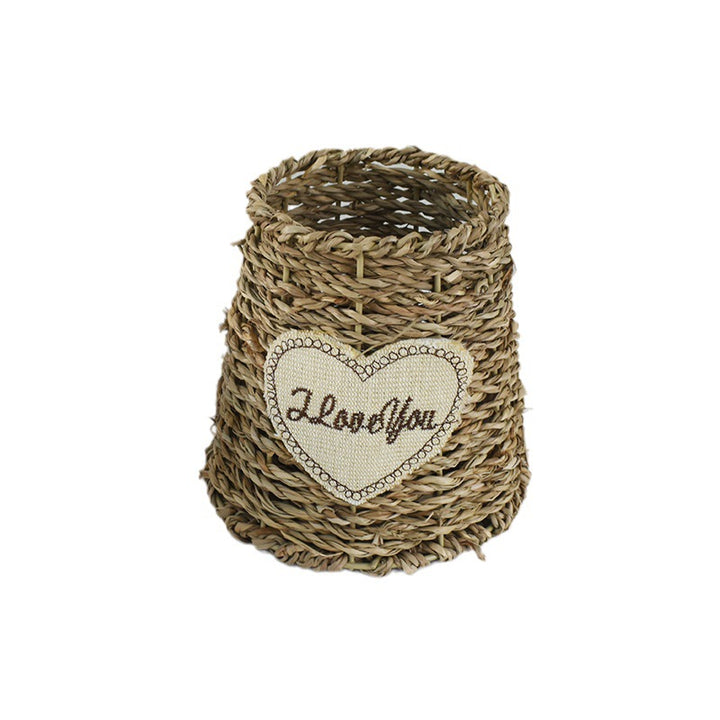 Handcrafted Natural Woven Storage Basket Bowlift
