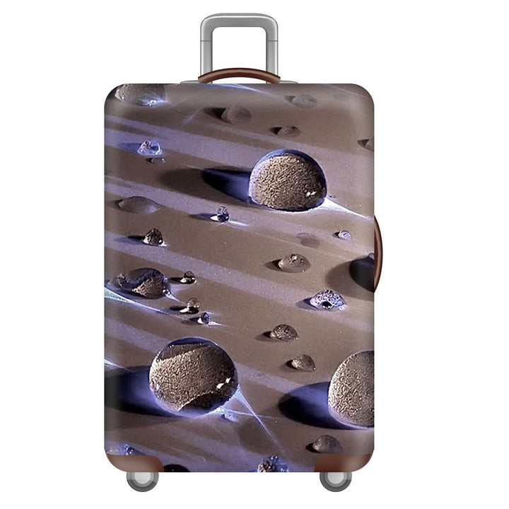 Unisex nan elastic suitcase cover with three-dimensional honeycomb pattern, shock-absorbing stretch protection cover for trolley with zipper Bowlift