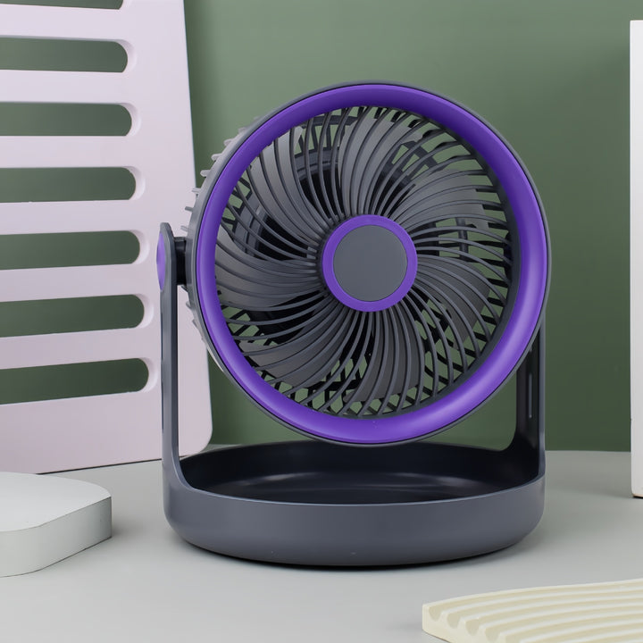 Portable table fan with flexible cooling function Bowlift