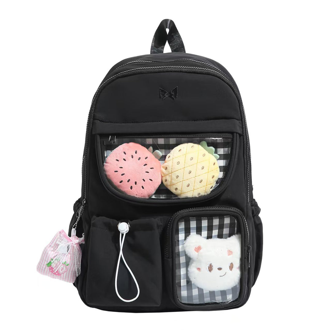 Clear Front Pocket Backpack Bowlift