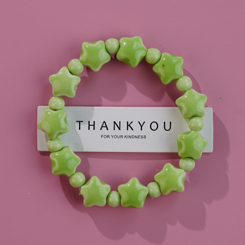 Heart-Shaped Beaded Bracelet Bowlift