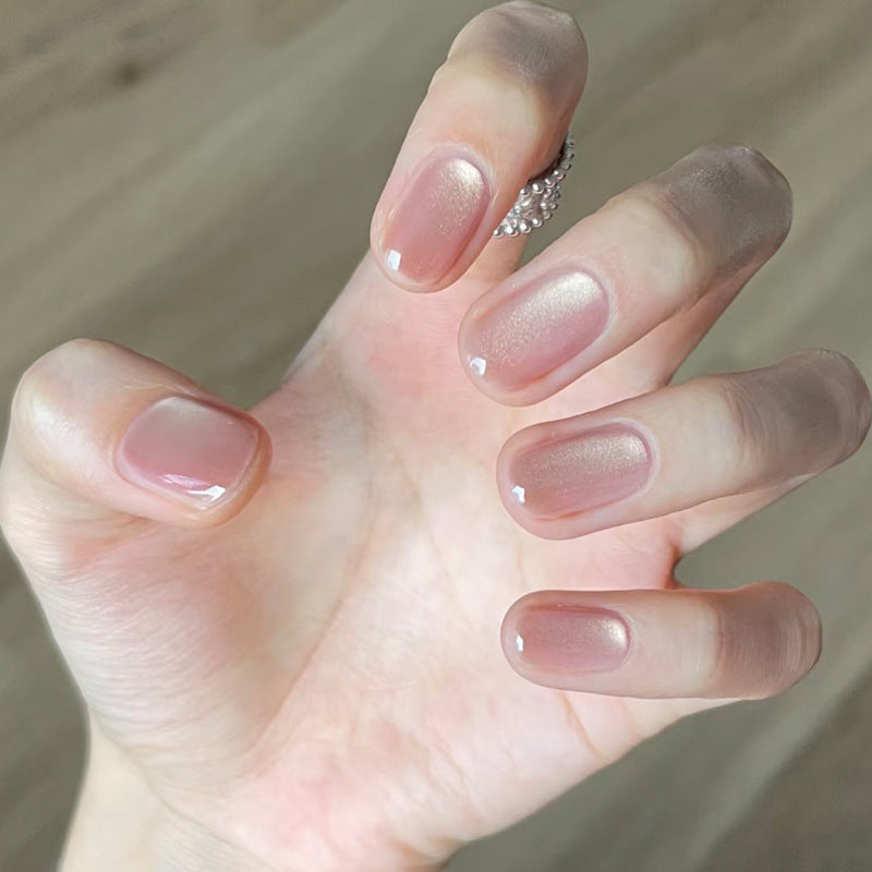 Natural Finish Press-On Nail Art Bowlift