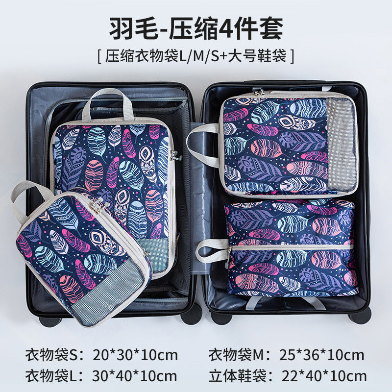 Compact Travel Packing Set With Various Sizes Bowlift