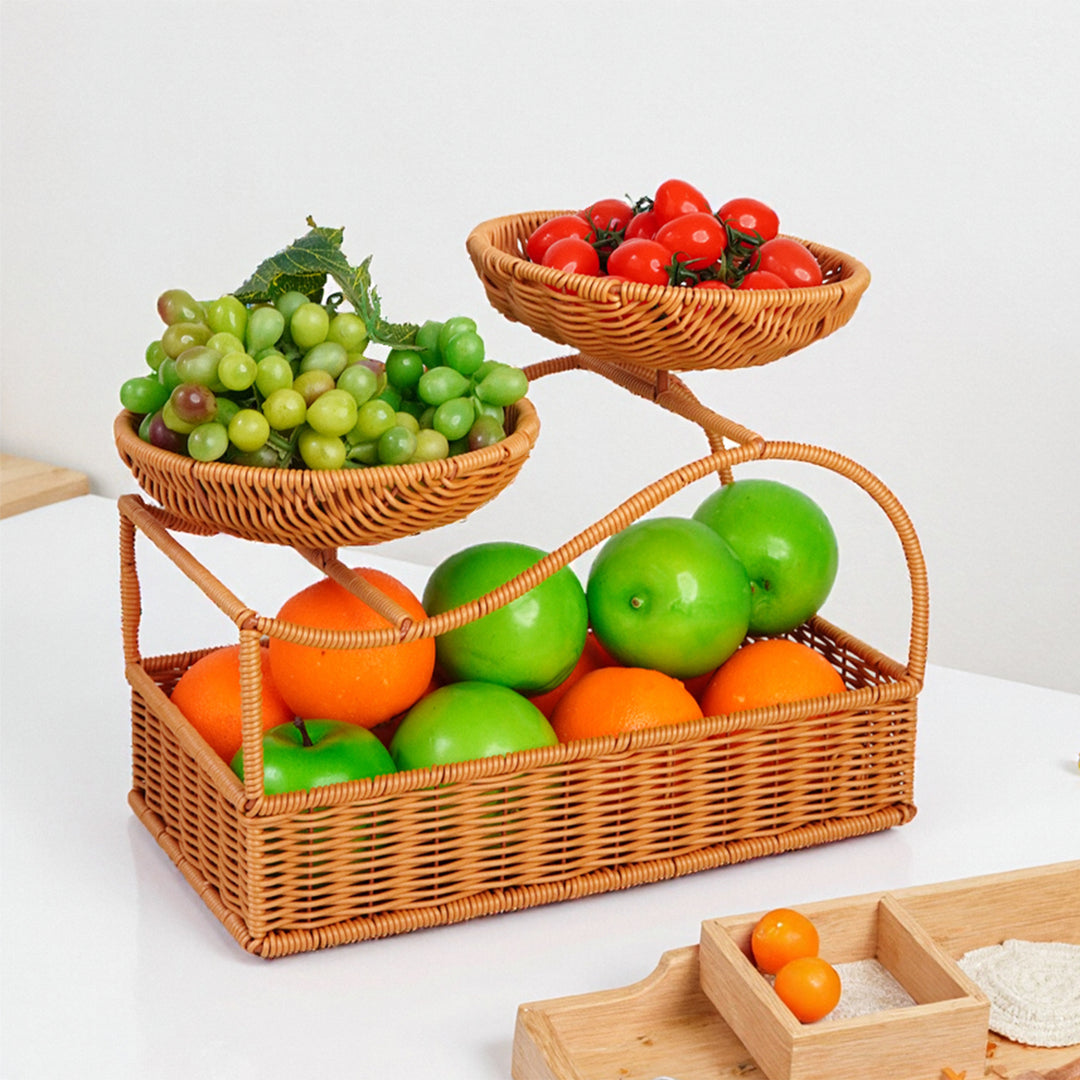 Ladies' Fruit and Vegetable Basket on High Shelf Bowlift
