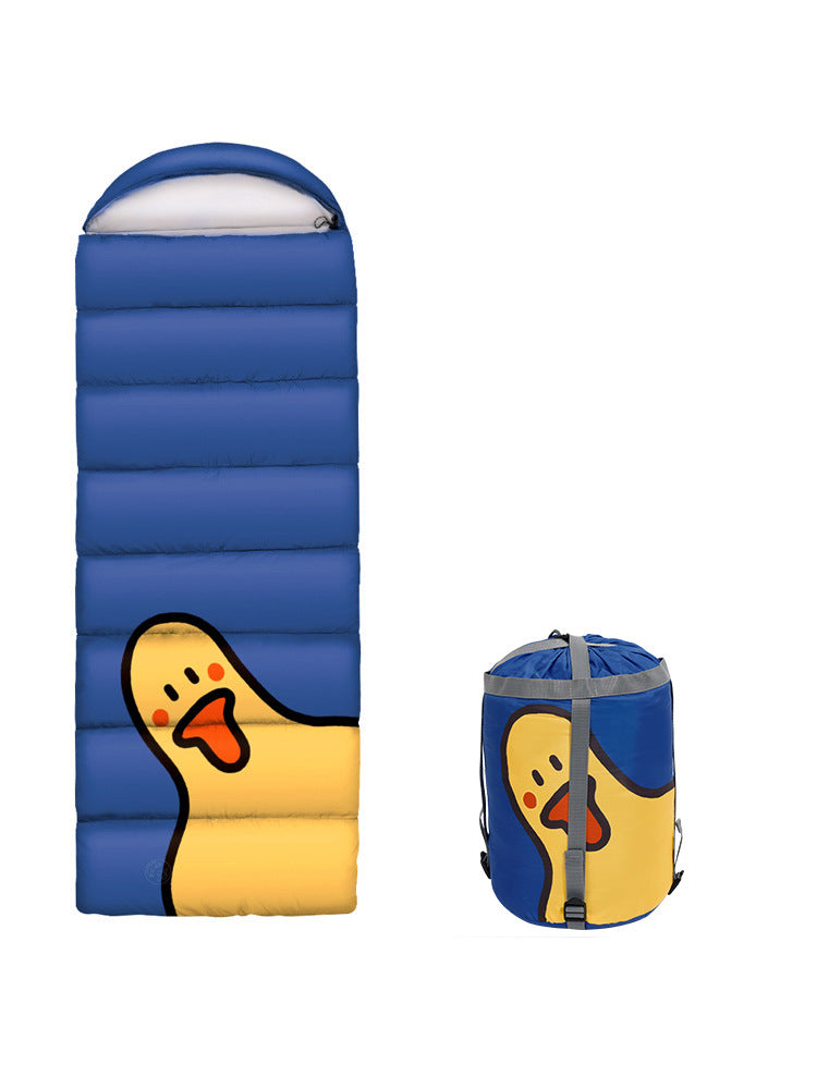 High-quality and warm sleeping bag with headrest Bowlift