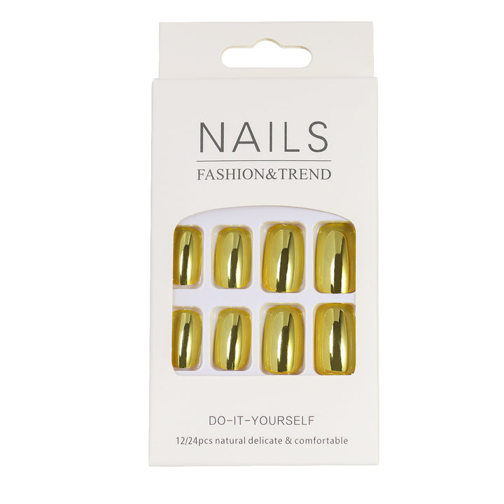 Glossy Press-On Nails Set Bowlift