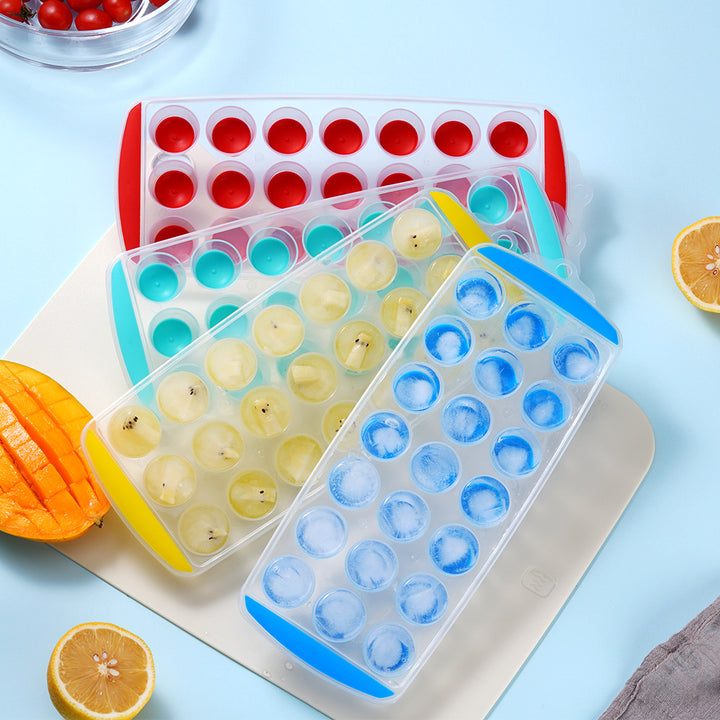 Silicone ice cube tray with lid Bowlift