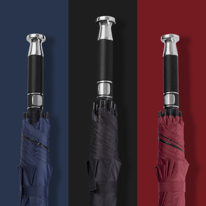 Women's Automatic Umbrella with Reinforced Wind Protection System Bowlift