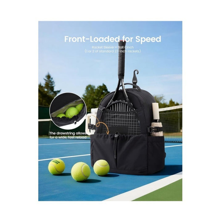 Sporty Tennis Trolley Backpack Bowlift
