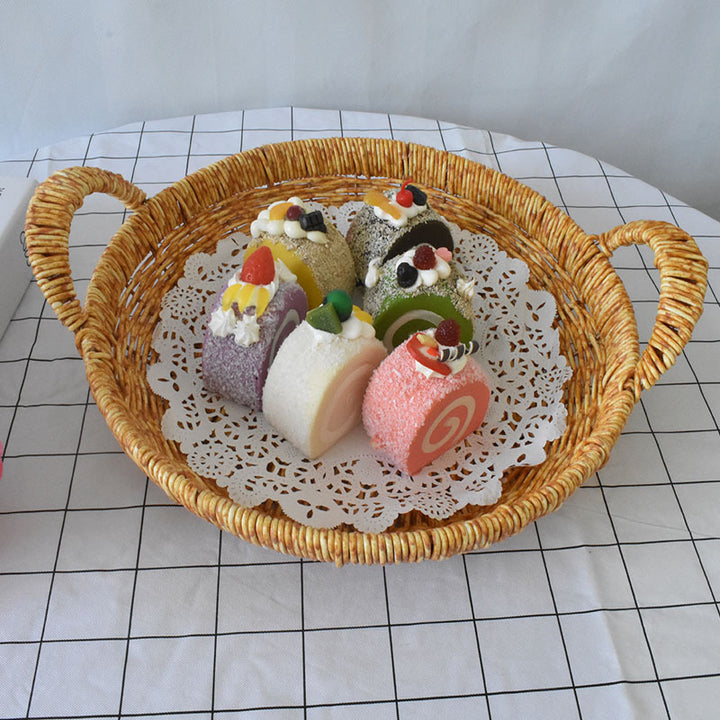 Decorative Handwoven Fruit Basket Bowlift