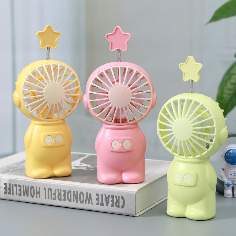 Unisex Portable Mini Fan in Creative Figure Design Bowlift