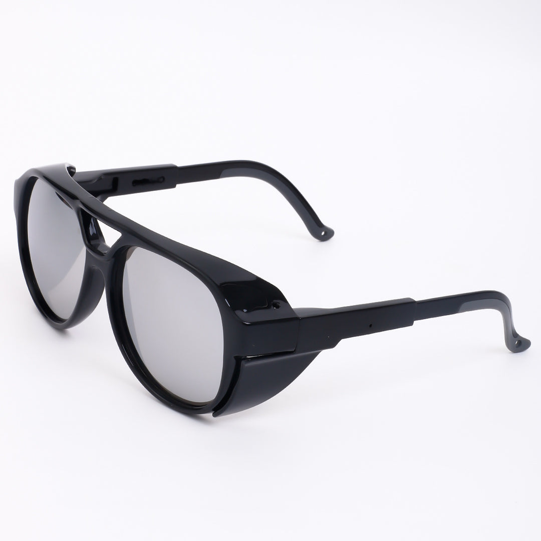 Women's oversized sunglasses in geometric design with sturdy frame and polarized lenses Bowlift
