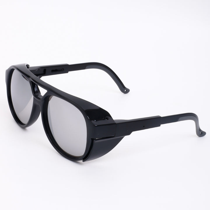 Women's oversized sunglasses in geometric design with sturdy frame and polarized lenses Bowlift