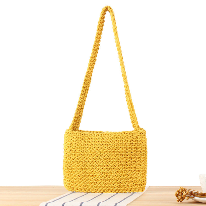 Handmade Macrame Shoulder Bag Bowlift