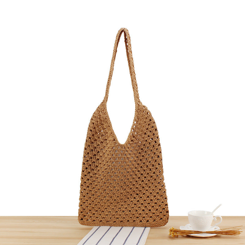Fashionable Crochet Tote Bag Bowlift