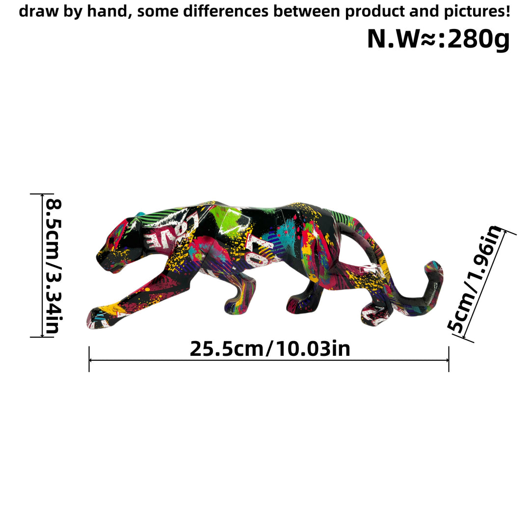 Decorative Panther Sculpture Bowlift