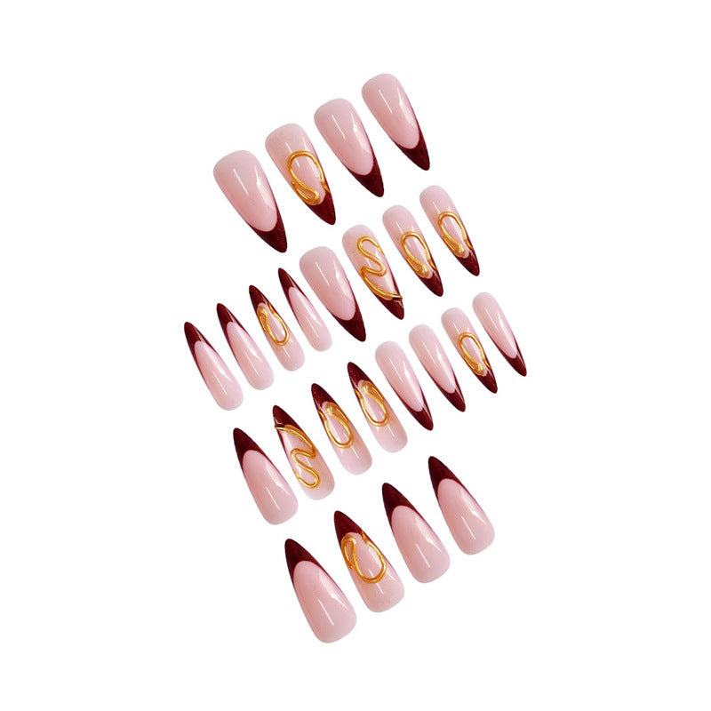Artistic Acrylic Nail Art Bowlift