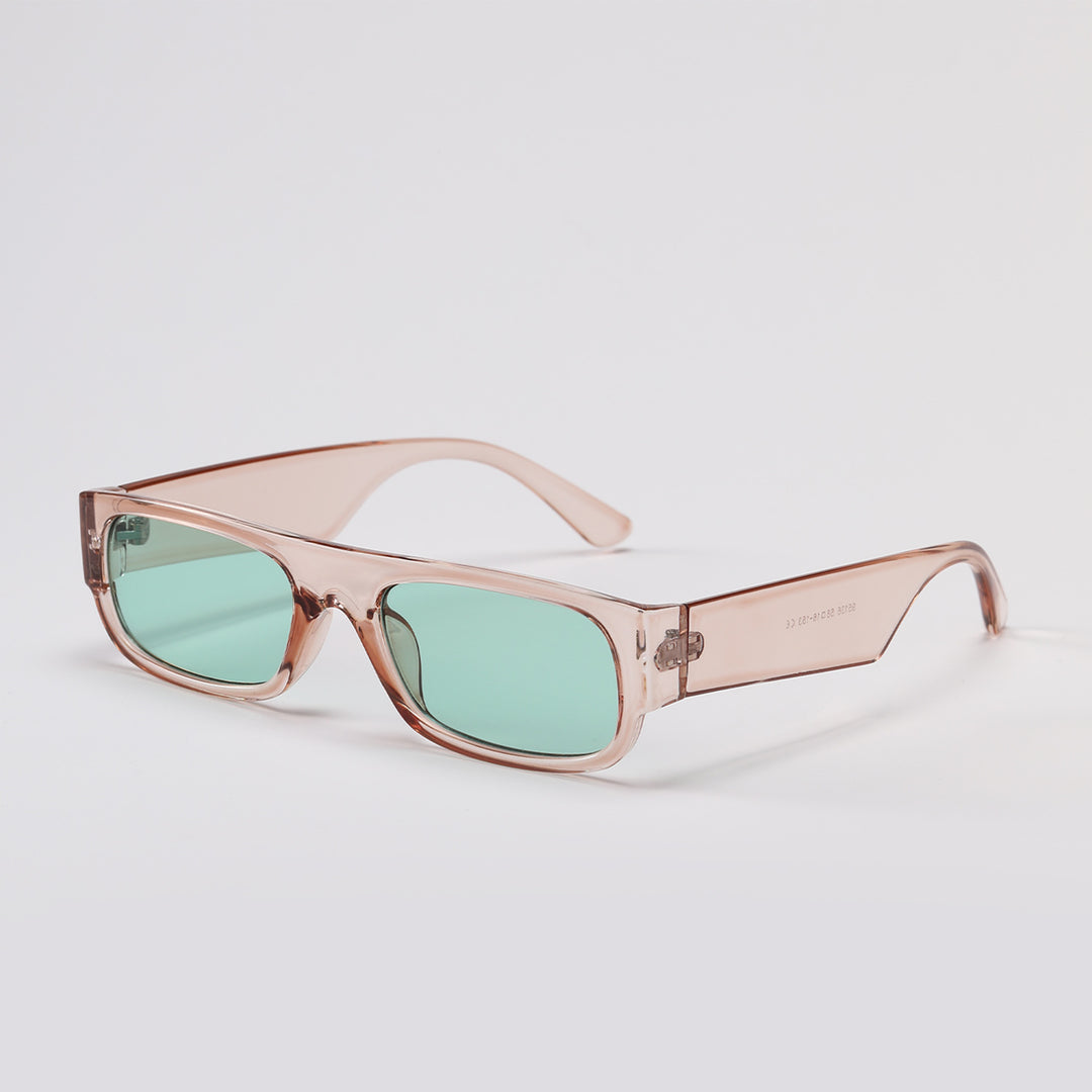 Women's stylish vintage sunglasses with transparent frame and lightly tinted lenses Bowlift