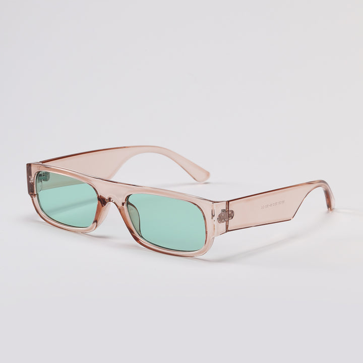 Women's stylish vintage sunglasses with transparent frame and lightly tinted lenses Bowlift