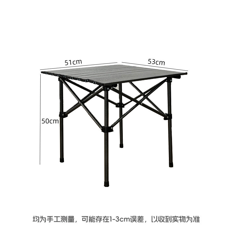 Folding Table With Sturdy Wooden Top Bowlift