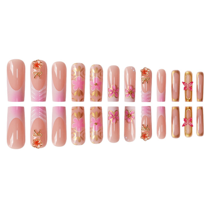 Decorative Floral Nail Art Design Bowlift