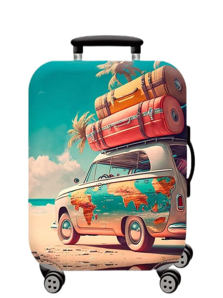 Artistic Hard Shell Luggage Bowlift