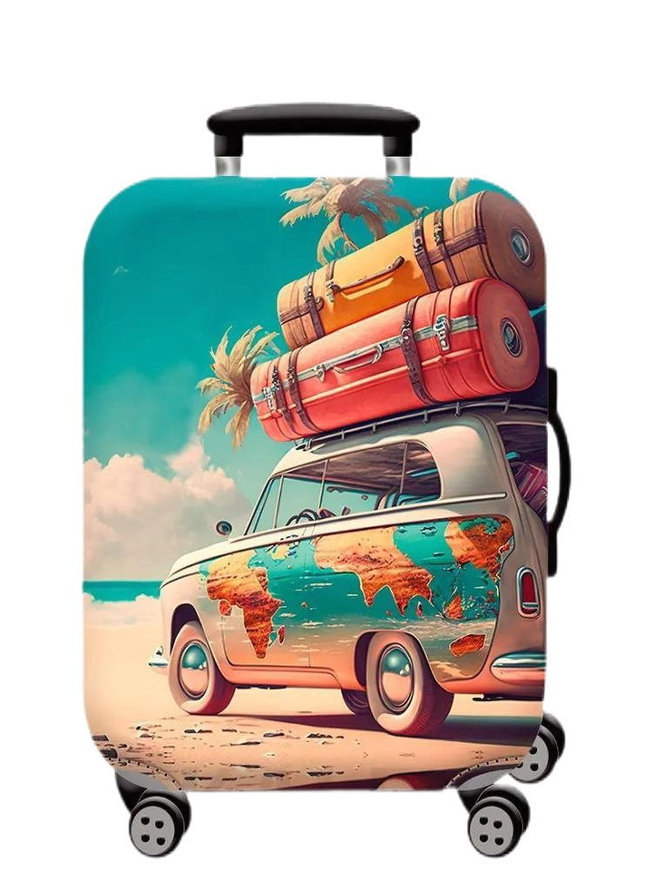 Artistic Hard Shell Luggage Bowlift