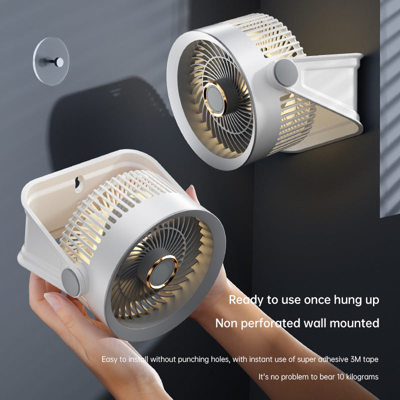 Unisex nan compact rechargeable desktop air circulator with adjustable tilt Bowlift