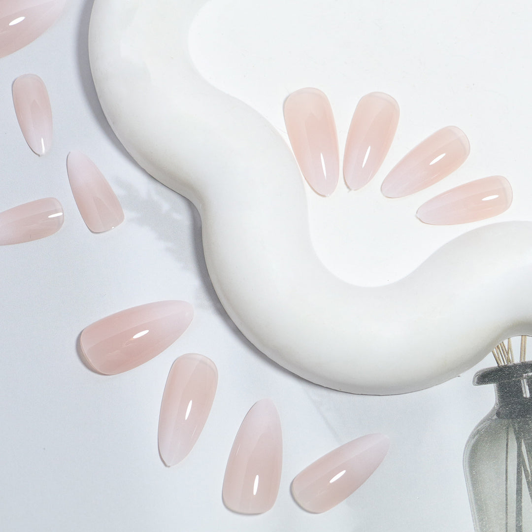 Premium Gel Finish Press-On Nail Set Bowlift