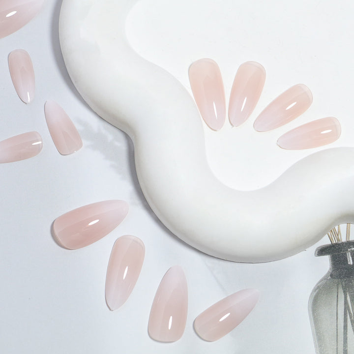 Premium Gel Finish Press-On Nail Set Bowlift