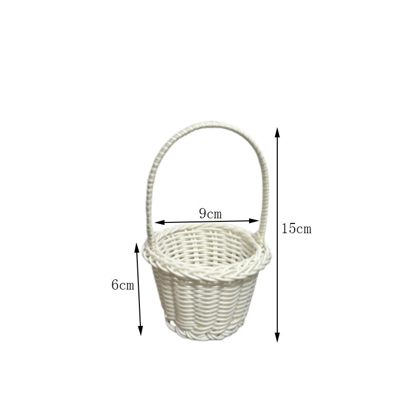 Decorative Miniature Woven Basket Bowlift