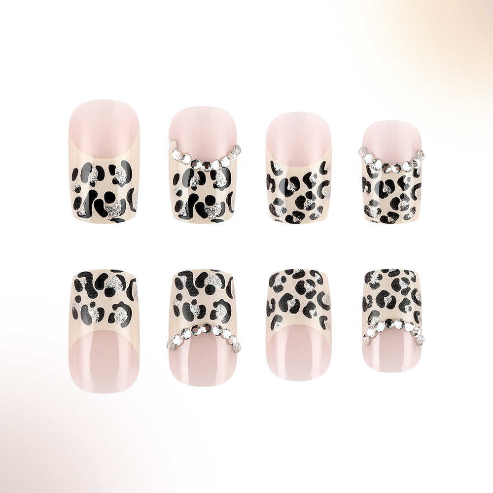 Decorative Nail Art with Rhinestones Bowlift