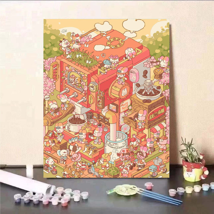 Scenic Landscape Paint by Numbers Kit Bowlift