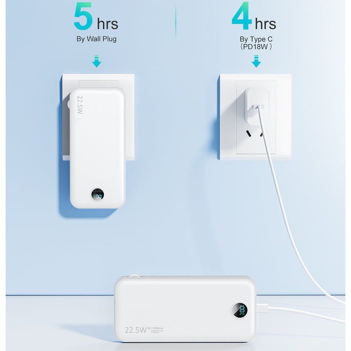 Portable power bank with fast charging function and high capacity Bowlift