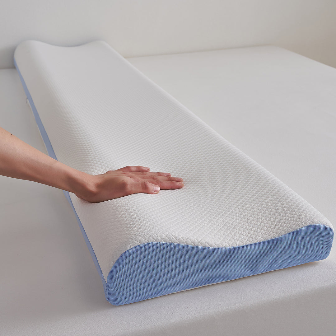 Ergonomic Massage Neck Support Pillow with Memory Foam Bowlift