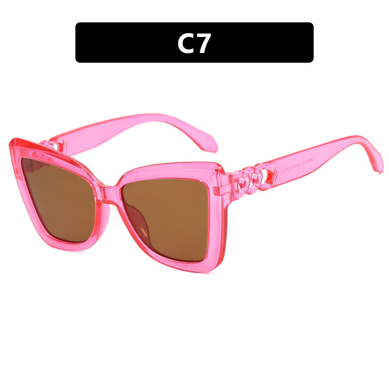 Women's trendy cat-eye sunglasses with sophisticated pattern Bowlift