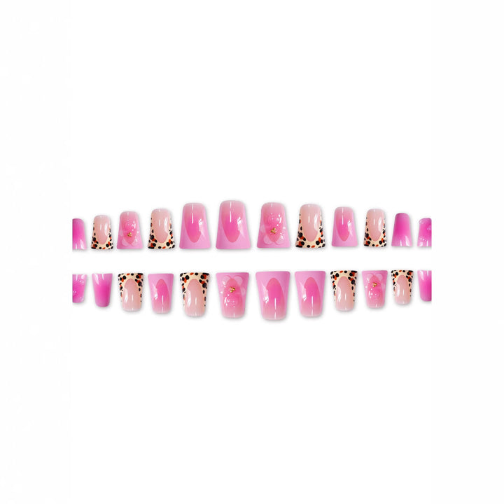Glamorous Floral Nail Art Extensions Bowlift