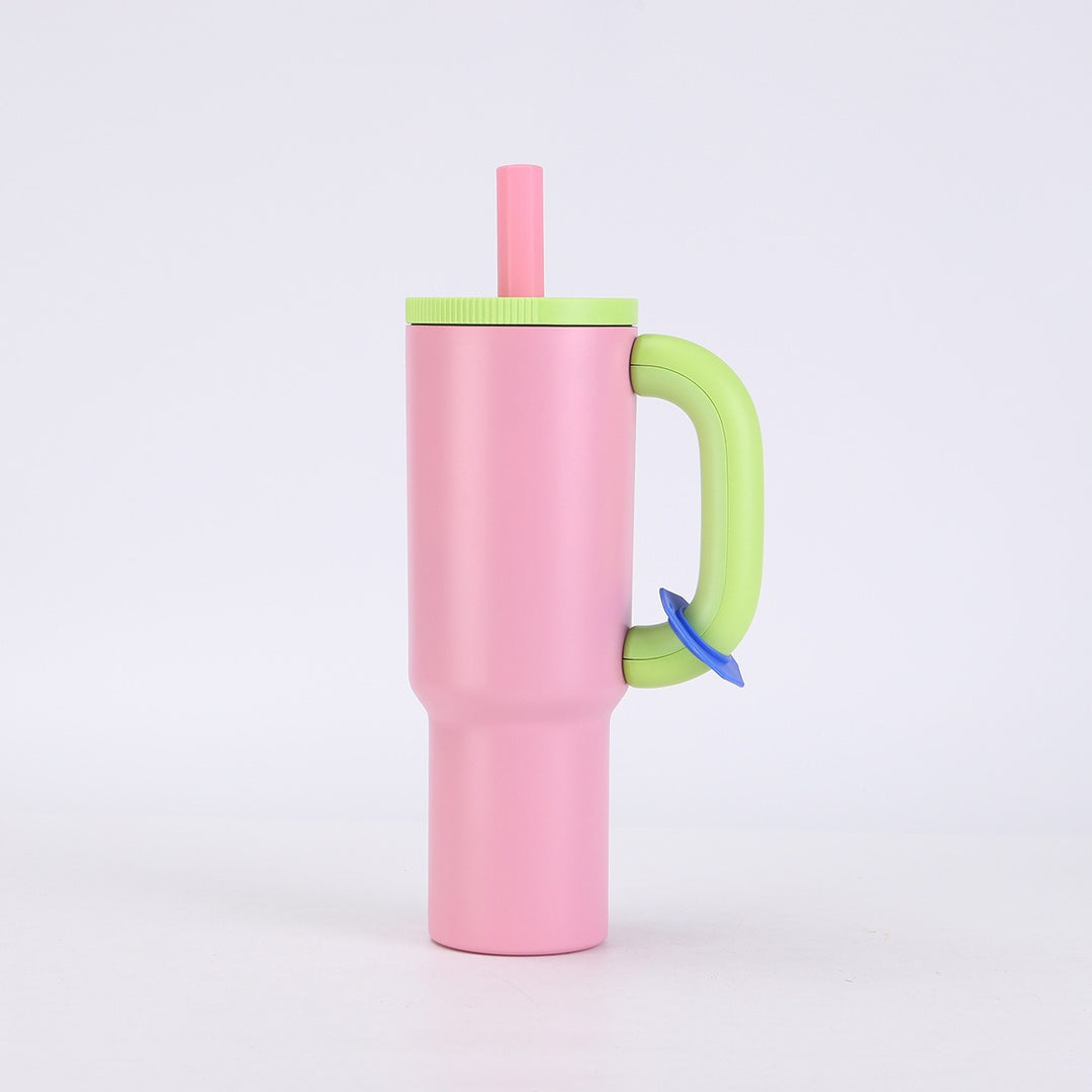 Ladies stylish insulated cup with straw Bowlift