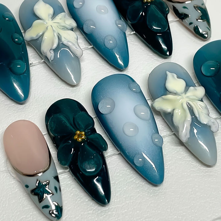 Artistic Gel Nail Art Design Bowlift