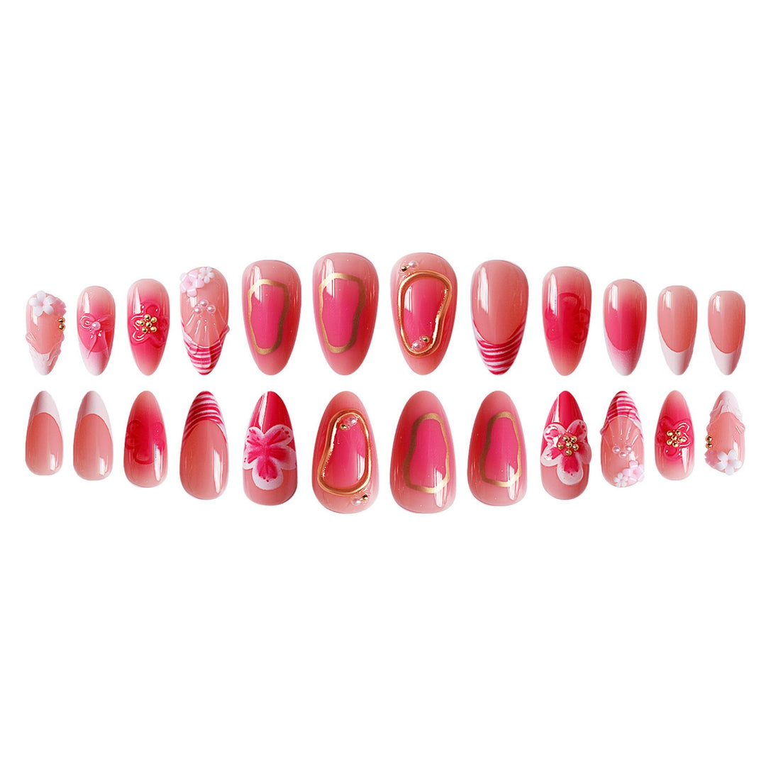 Floral Glam Nail Art Bowlift