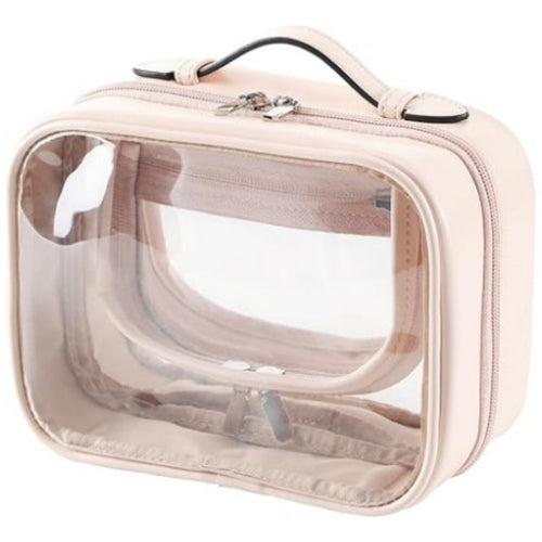 Cosmetic storage bag with transparent compartments Bowlift