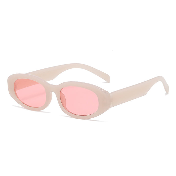Ladies fashionable sunglasses in minimalist oval design Bowlift